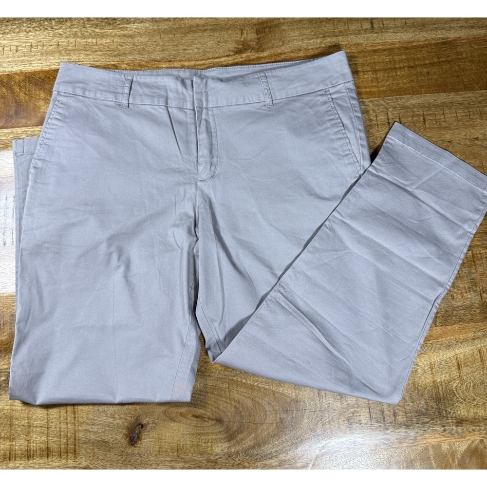 KUT From The Kloth Taylor Crop Trouser Pants Gray Womens Size 12‎ Career